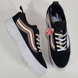 Vans Old Skool Sentry Pride Black White Chunky Platform Sneakers Men Size 12
