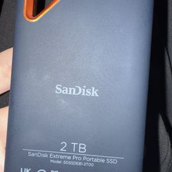 Sandisk Extreme Pro 2TB Portable SSD