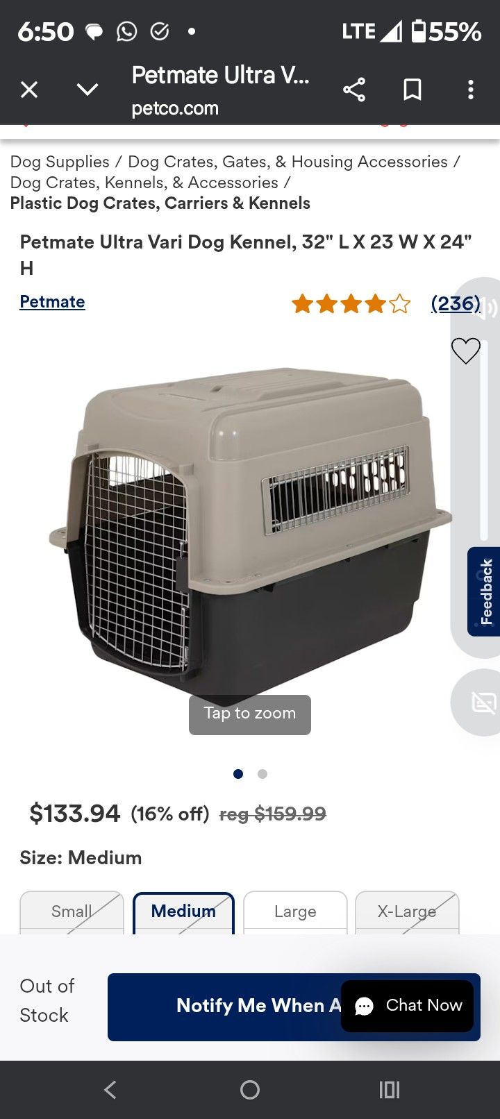 Petmate Dog Kennel
