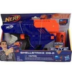 Brand New Nerf Elite Shellstrike DS-6 Blaster