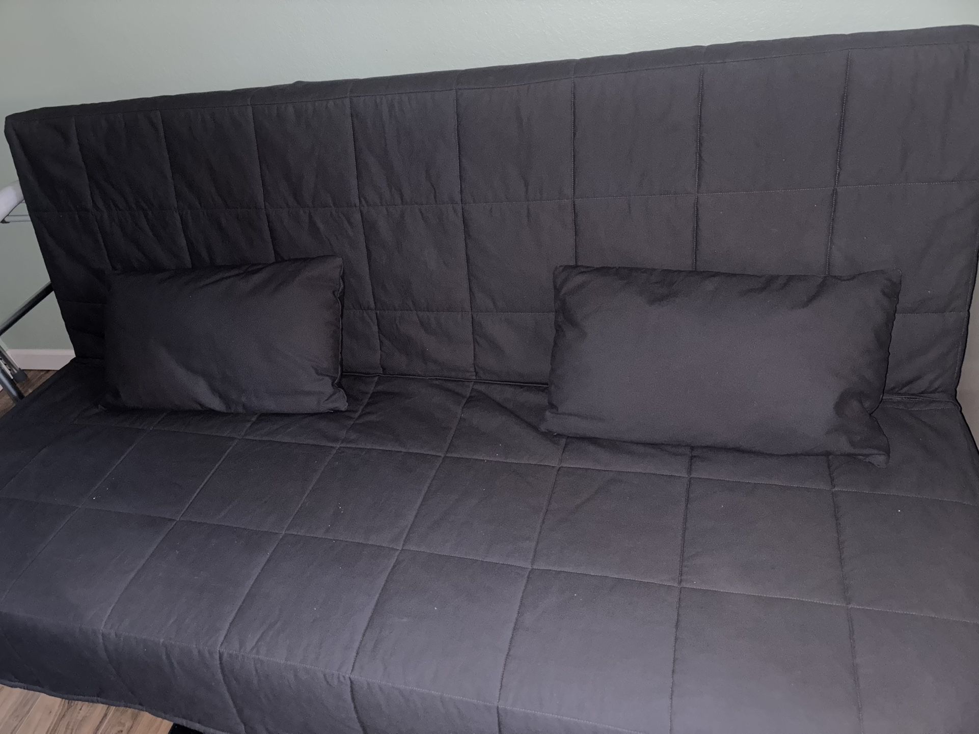 Black Sofa/Couch Futon Bed