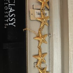 Starfish Gold Plated Necklace 