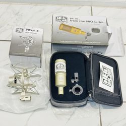 Heil Sound Pro 40 from the PRO Series Microphone + Heil PRSM-C Shock Mount (New)
