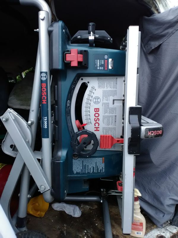 Bosch TS3000 Gravity rise table saw for Sale in Seattle, WA OfferUp