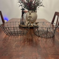 Wire baskets