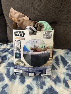 Baby Yoda Adult Inflatable Costume 