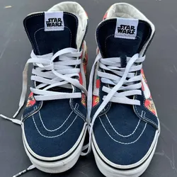 Vans Star Wars Sk8-Hi Men’s Size 10 Floral Canvas High Top Sneakers Shoes