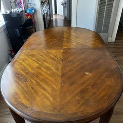 6 Chairs Dining Table/ Comedor Madera Sólida 