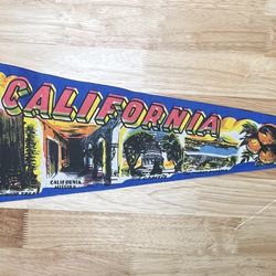vintage pennant flag (California )