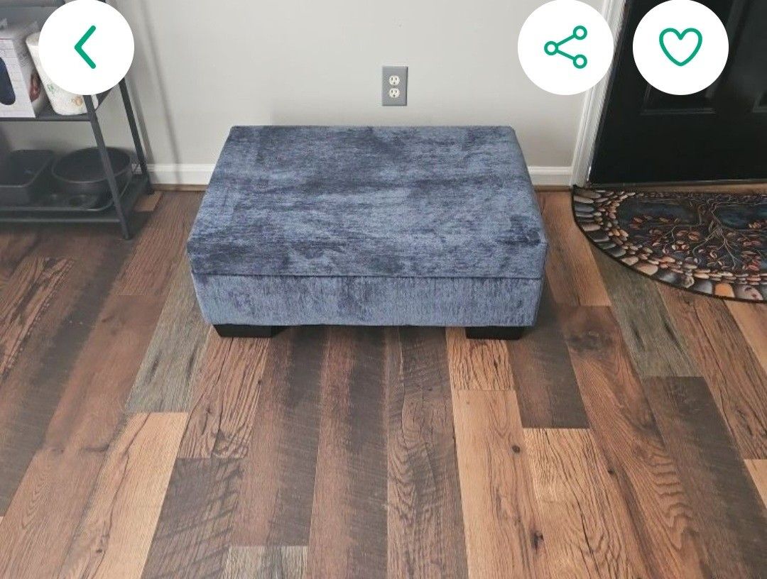Blue Ottoman