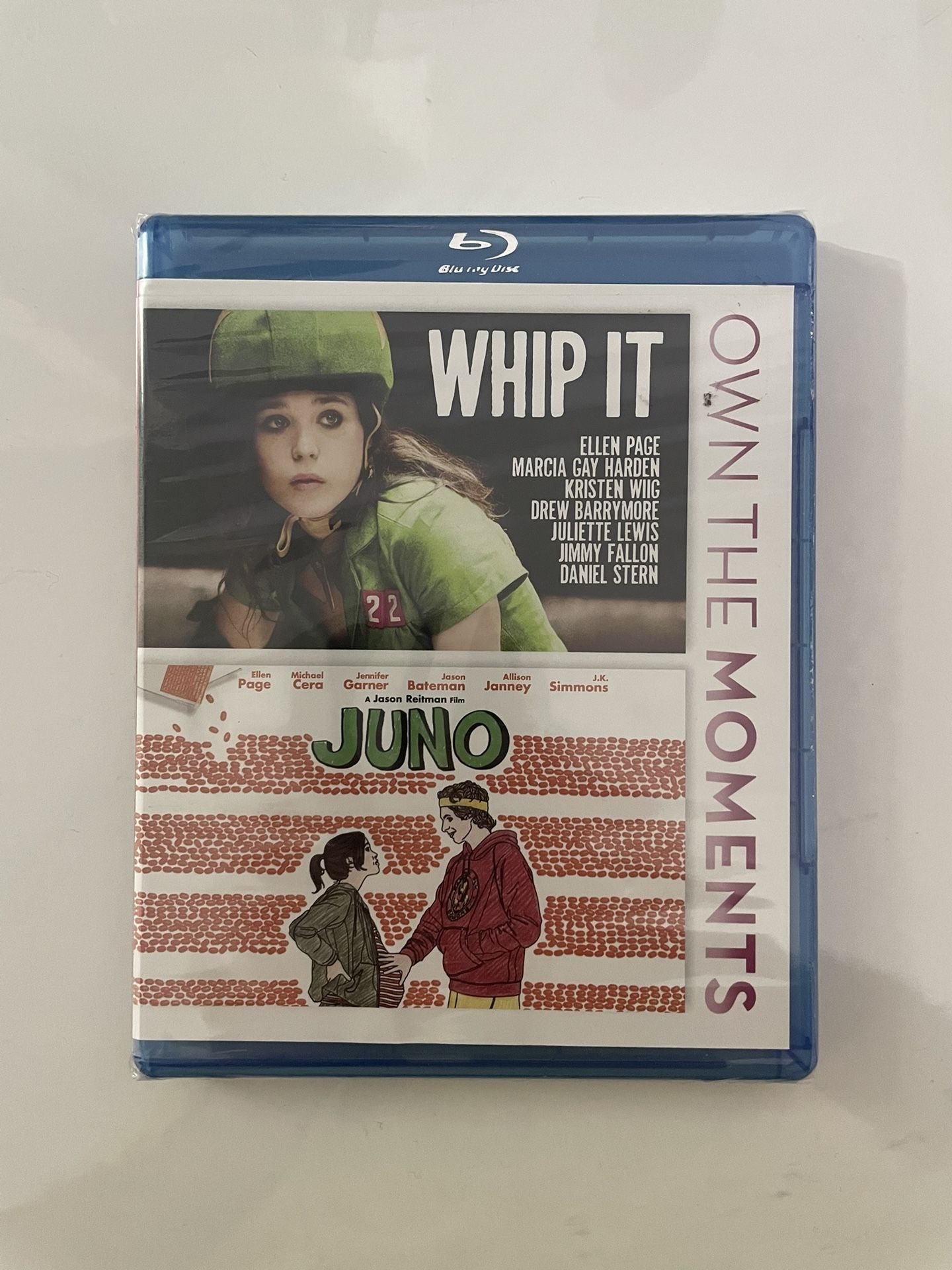 WHIP IT + JUNO Blu Ray Sealed Brand New