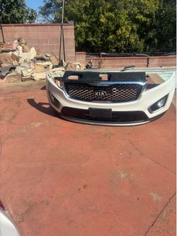 COMPLETE FRONT BUMPER 2018 KIA SORENTO (WHITE)