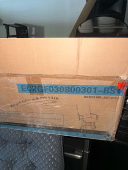 Brand new outside sitting chair still in box