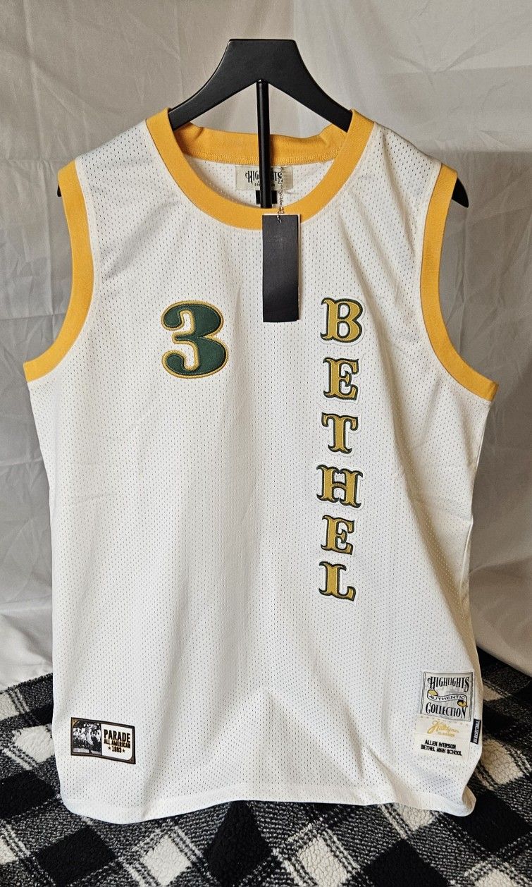 Allen Iverson -Headgear Classics High School Youth Basketball Jersey Size XL