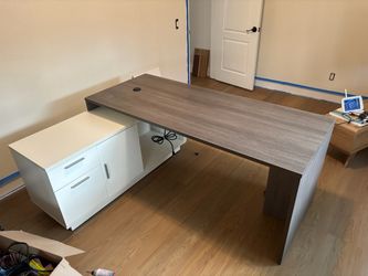 L shape desk