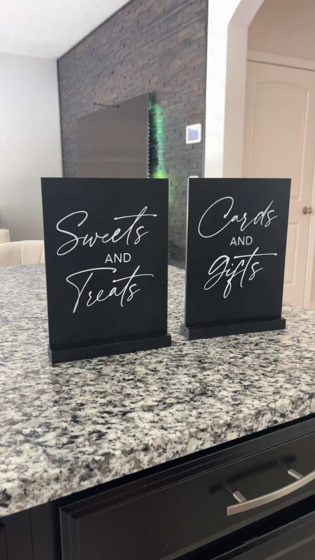 Sweets And Treats Sign And Cards And Gift Sign