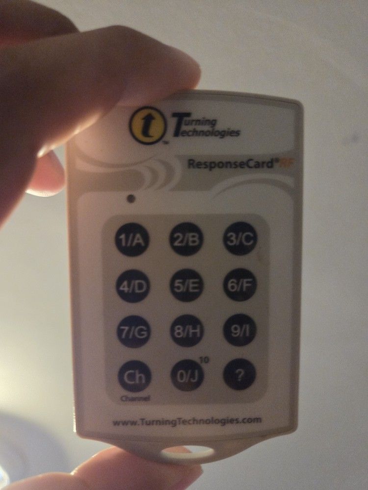 Turning Technologies Clicker