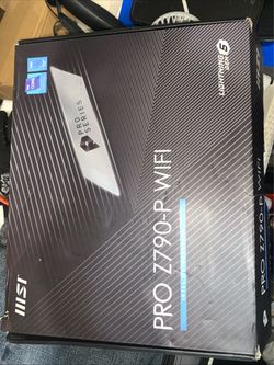 MSI PRO Z790-P WiFi Intel Motherboard and intel CPU