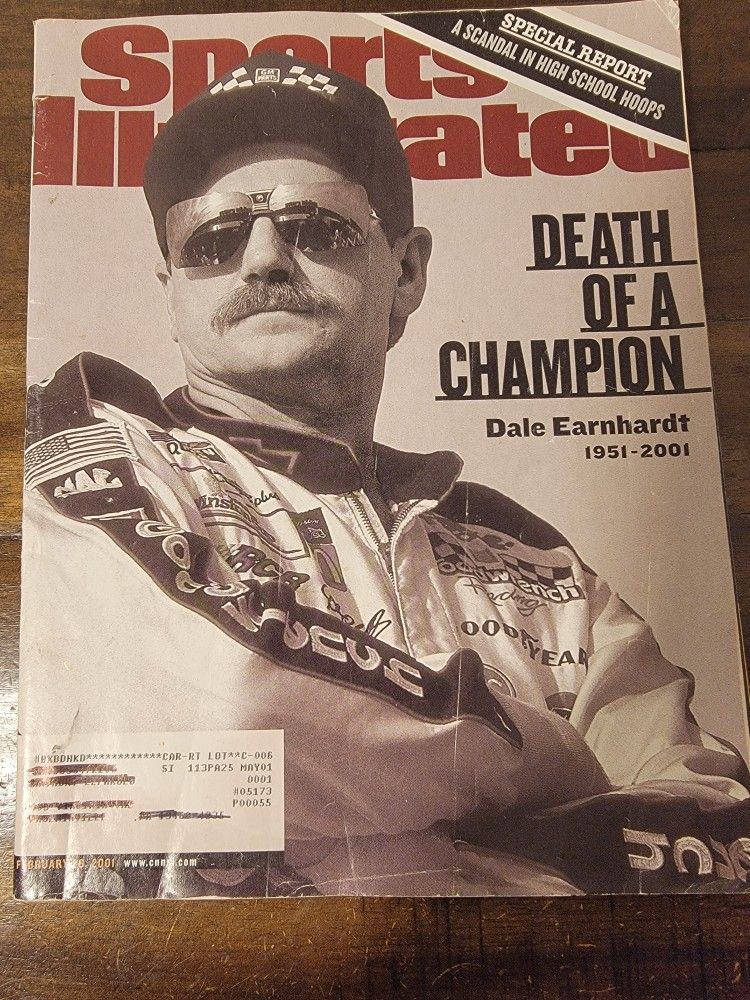 2001 Sports Illustrated Death of a Champion Dale Earnhardt