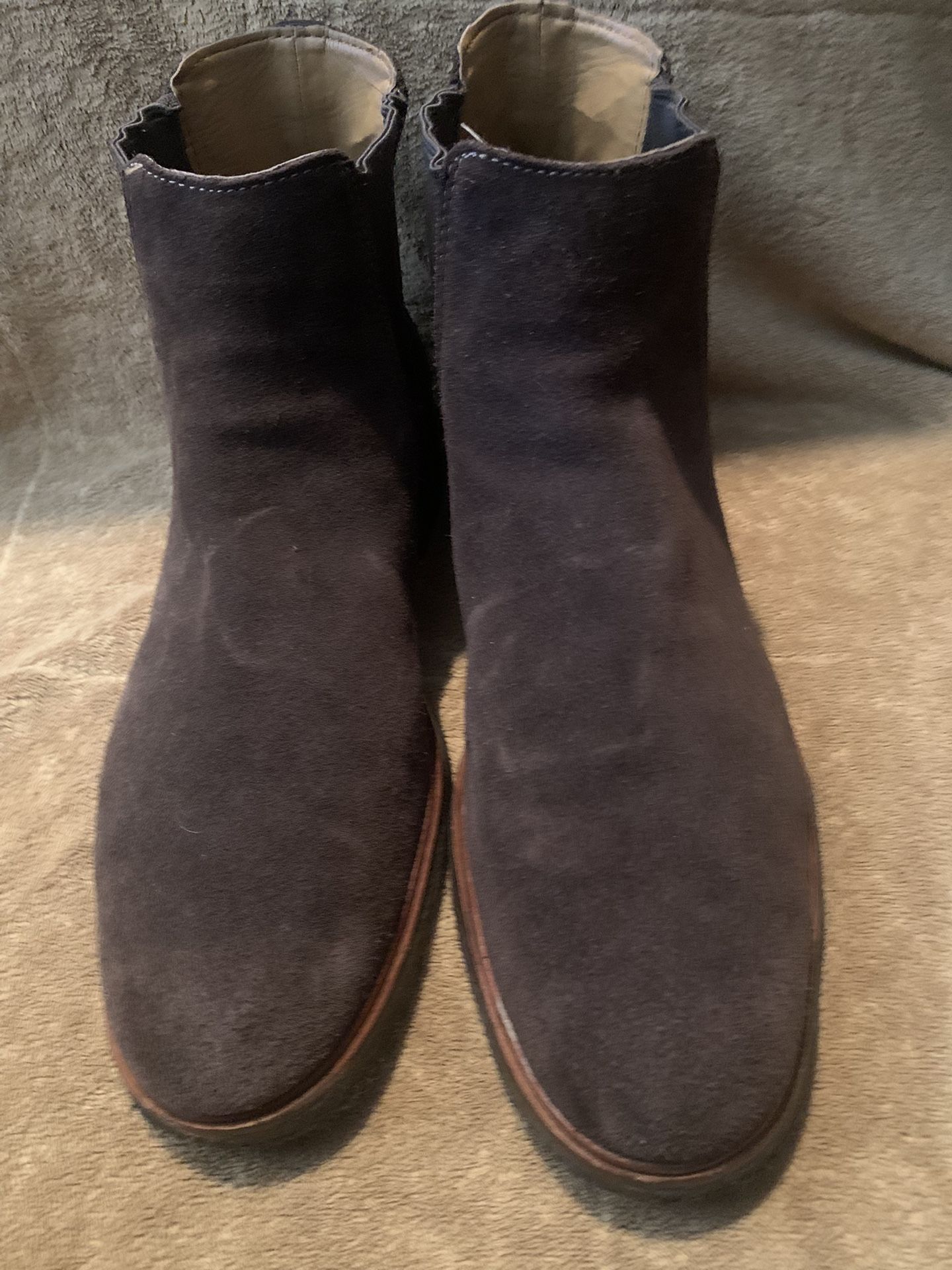 Clarks Brown Suede Chelsea Ankle Boots US 12m