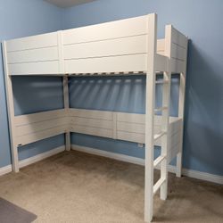 Pottery Barn Loft Bed White