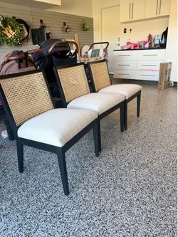 Cane dining room chairs
