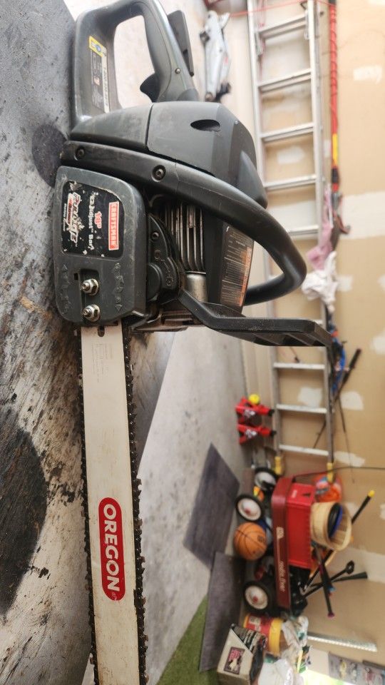Craftsman 18" 40cc Chainsaw Tuned And Ready To Go