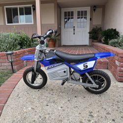 Razor MX350 Dirt Rocket - Blue, 24V Miniature Electric Dirt Bike