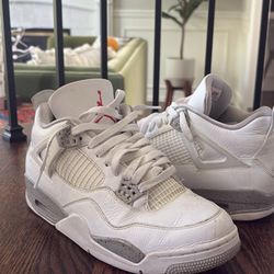 Jordan 4 Retro White Oreo Men’s Size 9