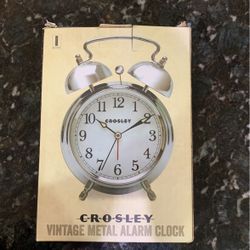 Crosley Vintage Metal Alarm Clock ( Retro , Cool)