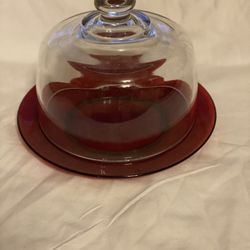 Vintage Cheese Cake Plate 