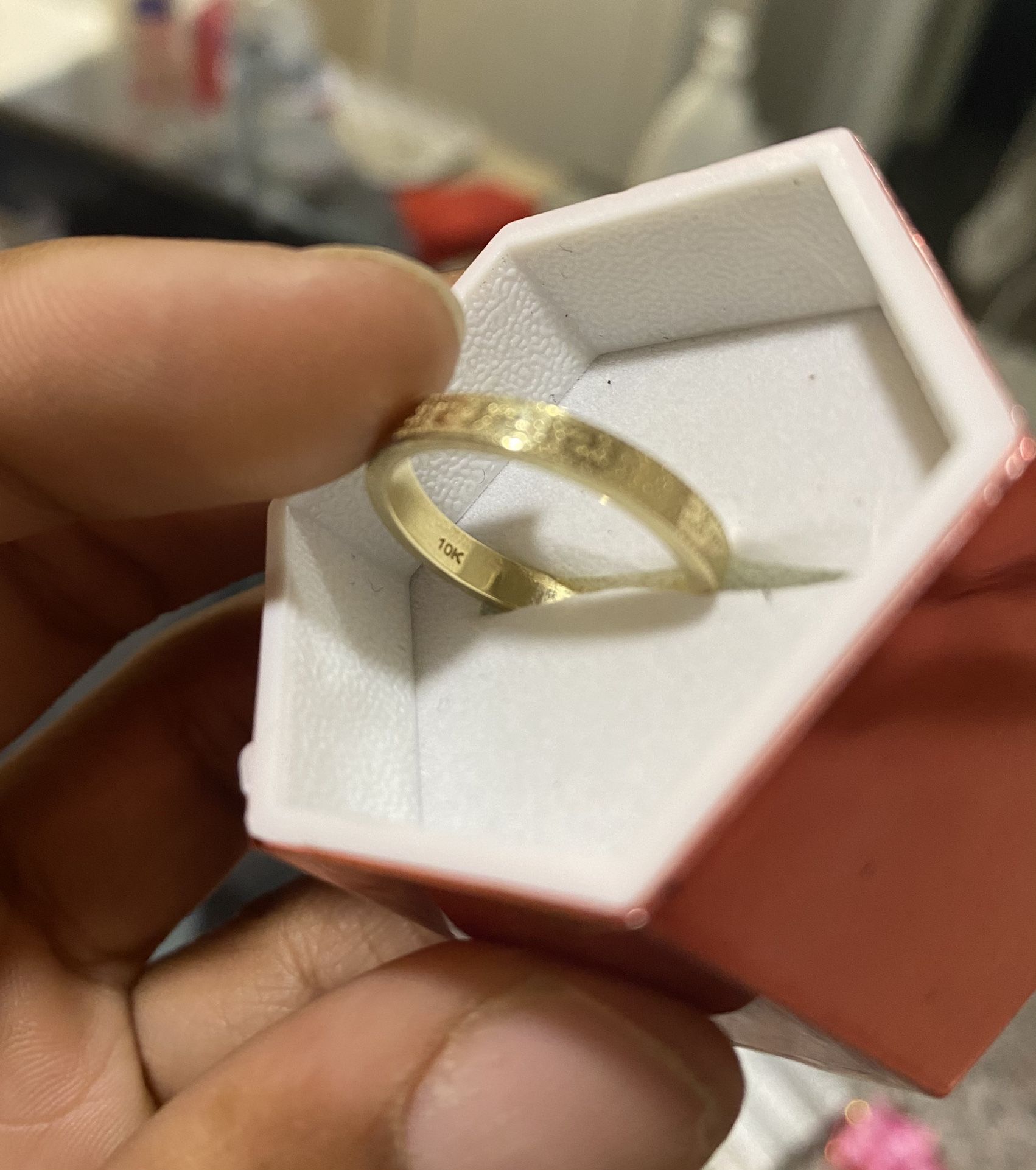 New 10k Gold Versace Ring