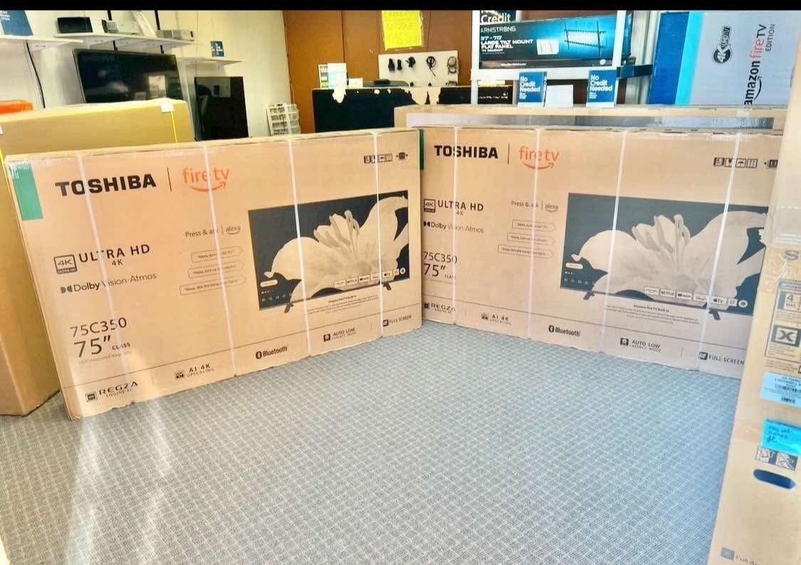 75 Tv Toshiba Smart 4k Hdtv 6 Month Warranty. Free Delivery