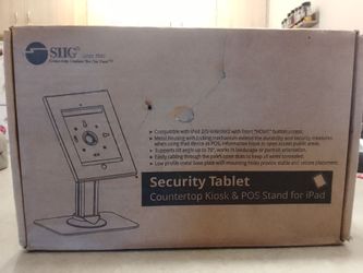 Countertop kiosk and POS stand for iPad