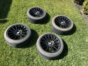 Set Of Black Ambit Wheels
