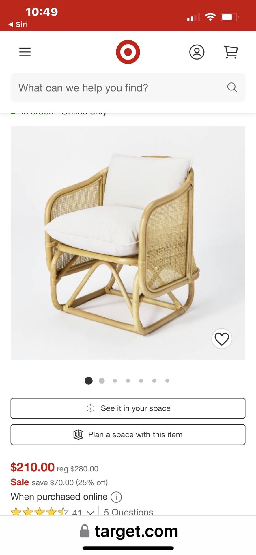 Brand. New. Rialto- Outdoor/ indoor. Rattan. Lounge. Chair Cushion. Set