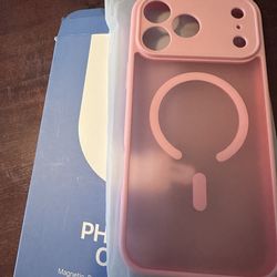 iPhone 17 Pro Max magnetic pink case