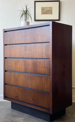 Mid century dresser tall by Lane