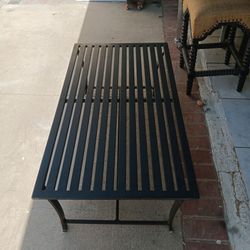 Metal coffee table