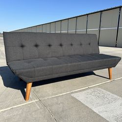 New Dark Gray Sofa Futon 