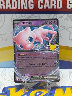 Mew EX Double Rare Card 066/128, 30th Celebration