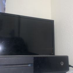 Xbox One Console, Monitor, & brick (WILL THROW IN CONTROLLERS & MIC AS WELL TEXT FOR MORE INFO)