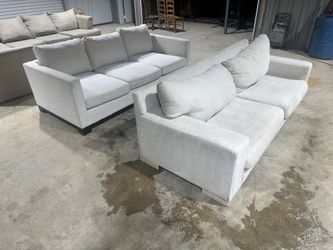 Modern Light-Grey Sofa – Cleaned & Ready to Go