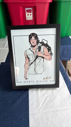 Daryl Dixon Framed Art Print