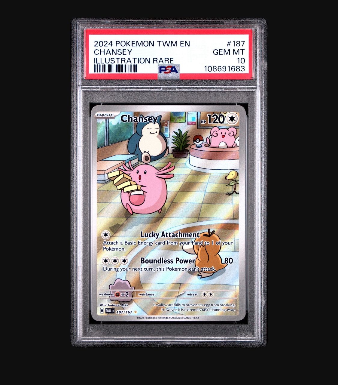 2024 POKEMON CHANSEY #187