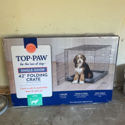 TOP•PAW - Large Dog kennel - 40” Long  27” Tall