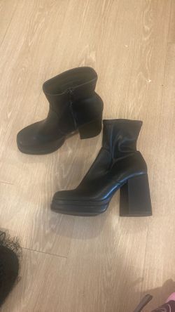 pretty booties platforms 