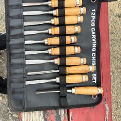12 Pcs Carving Chisel Set