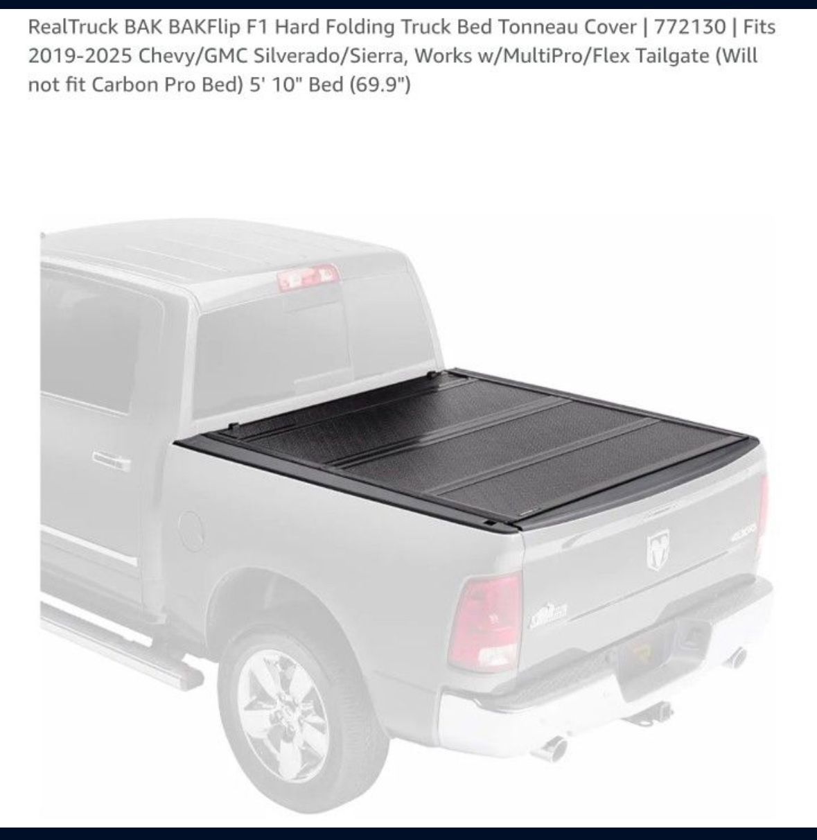 Truck Bed Cover / 2019-2025 Chevy/GMC 5’10” Bed 
