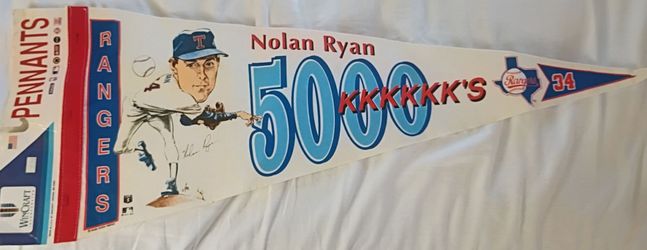 Nolan Ryan Pennants.